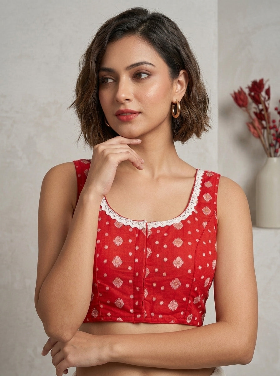 The Showstopper Jamdani Designer Blouse