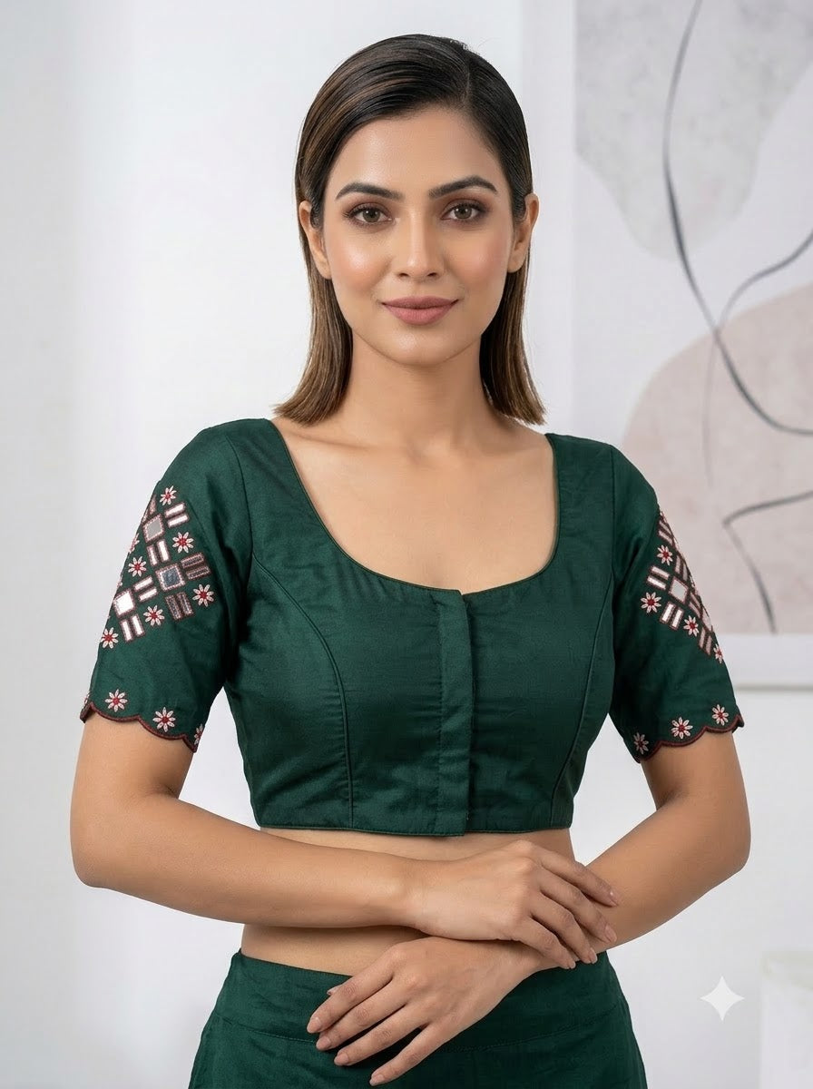 The Glass Royale -Cotton Silk Blouse