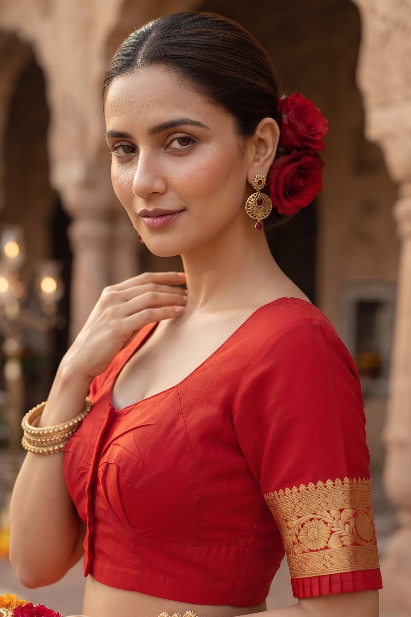 Feminine Grace - Designer Blouse (Combo 2)