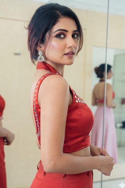 Reflection Speaks -Cotton Silk Blouse