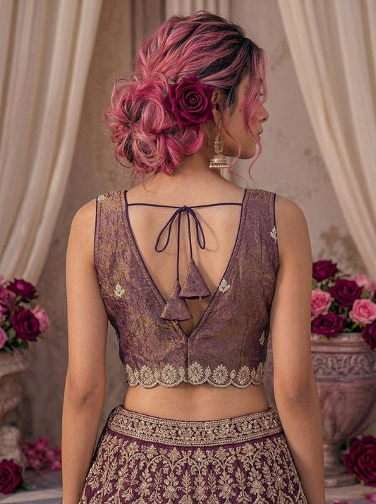 Shades Of Rose-Fendy Silk Blous