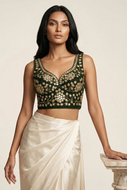 Stardust Royale Rangoli Silk Designer Blouse