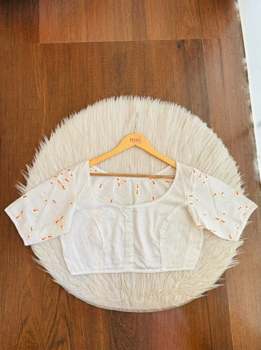 Shiuli Flower Designer Blouse